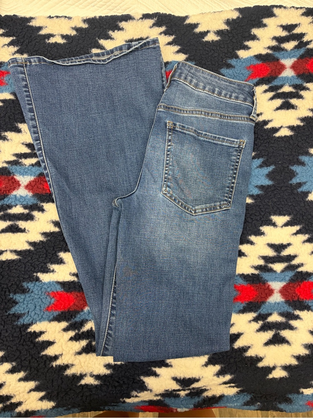 SO Women's Mid-Blue Flare Jeans